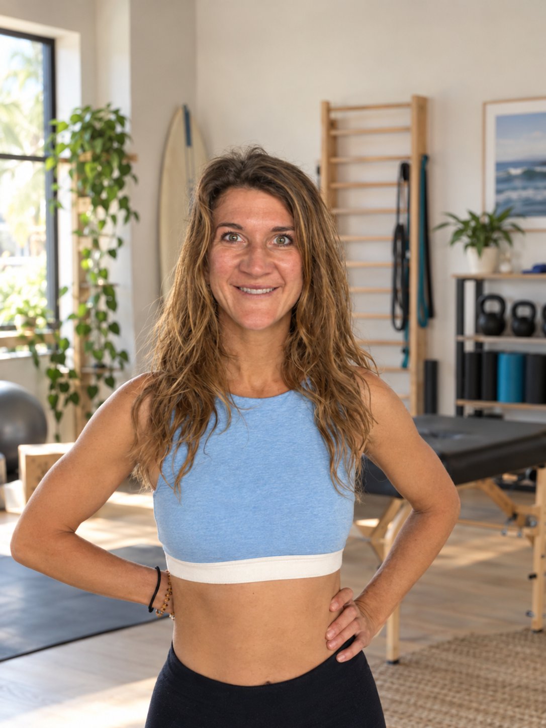 Dr. Emmy Haw, PT, DPT, in her physical therapy studio